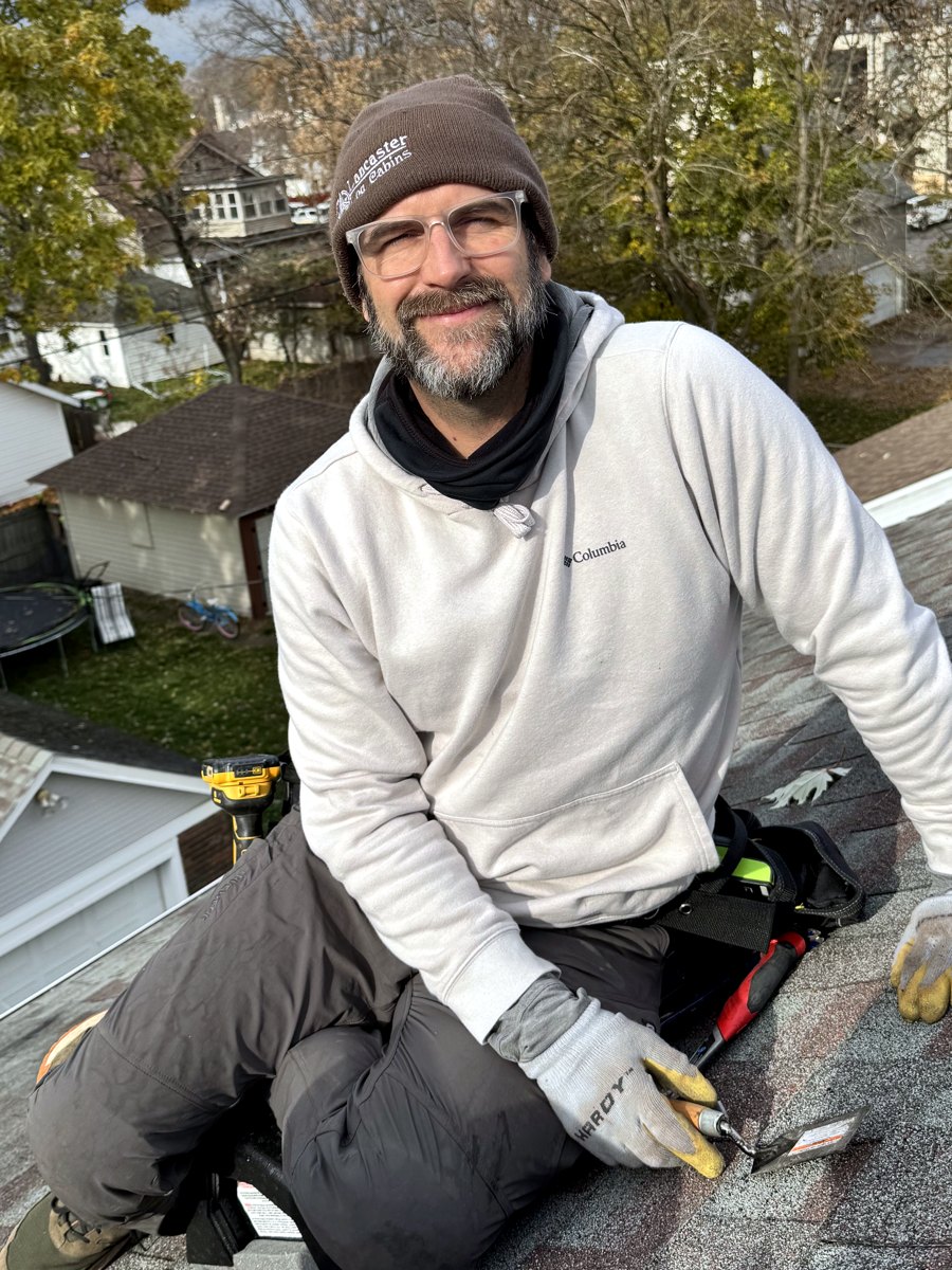 Bill McCarty, owner of Excelsior Home and Landscape, on a job site